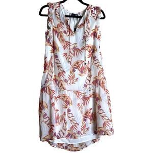 Kaari Blue Mini Dress Women XS NEW Tropical Travel Vacation Boho Beach Coastal